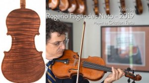 (sold) Rogerio Fagundes Neto 2019 violin / Cristian Fatu / at the Metzler Violin Shop