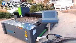 FORSUN CNC multiple fiber laser cutting machines display