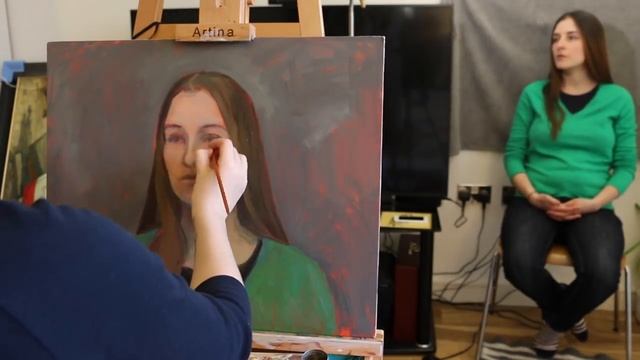 КАК ПИСАТЬ ПОРТРЕТ МАСЛОМ С НАТУРЫ