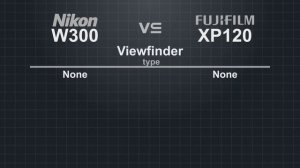 Nikon CoolPix W300 vs FujiFilm FinePix XP120