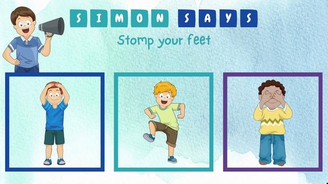 Simon Says A Listening Game for Kids Ages 2-8 | Brain Break | Follow the Leader (w/audio) смотреть онлайн