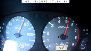 разгон  NISSAN PRIMERA P11 SR20DET