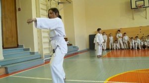 Экзамен на белый пояс по каратэ сатори.
