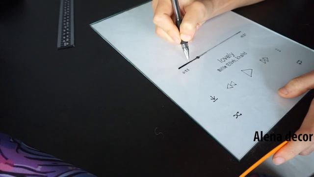 Как сделать трек на стекле с любимой песней своими руками, DIY
