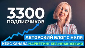 Развитие авторского канала с 0 до 3300 подписчиков - Кейс от автора канала