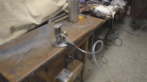 🌑 AIR MOTOR Самодельный пневматический двигатель Physics Toys