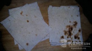 Сочные бутерброды из лаваша