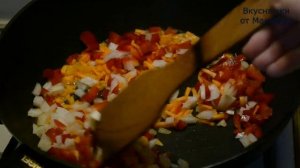 Мега вкусный рис с овощами. Постный рис на сковороде