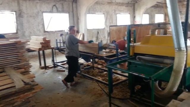 Линия палетной доски (заготовки) смотреть онлайн