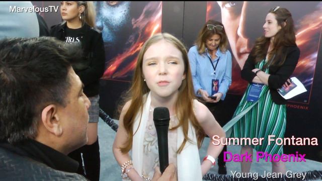 Summer Fontana at the "Dark Phoenix" premiere she' is 'Young Jean Grey' смотреть онлайн