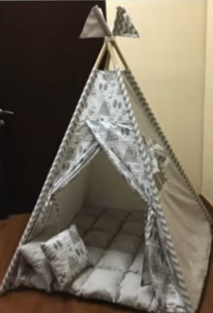 Подробный мастер-класс по пошиву вигвама