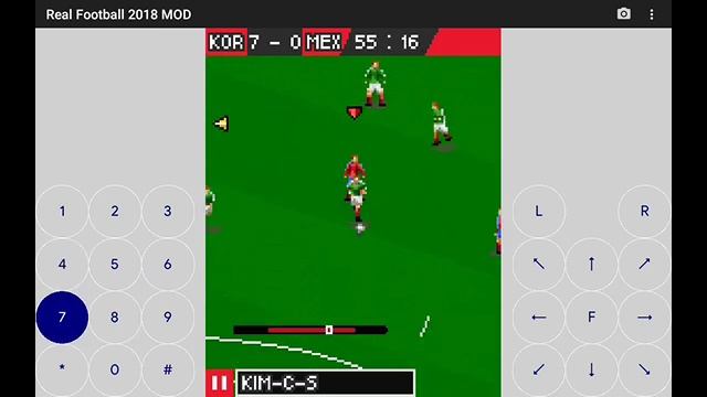 Real Football 2018 Mod - Java Games - J2ME Emulator (finals: Mexico vs South Korea). смотреть онлайн