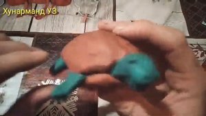 Лепим Черепаху из пластилин
