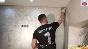 Отточенто на Кухне. Как Я наношу Декор. Stucco Decor Velluto. Feidal Velvet