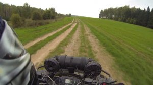 Stels 800d efi разгон до 100км/ч по полю.