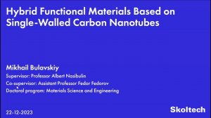 PhD Thesis Defense. Mikhail Bulavskiy