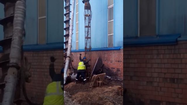 Устройство буронабивных свай Саган-Нур