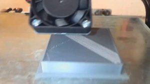 Печать куба на максимальной скорости 130 мм/сек на 3D-принтере Faberant