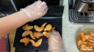 Тест-драйв антипригарного коврика REDMOND Ecoglass MC1. Готовим куриные крылышки на гриле.
