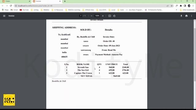 Online Book Store Website Project | PHP, HTML, CSS, MySQL | User & Admin | College FinalYear Projec