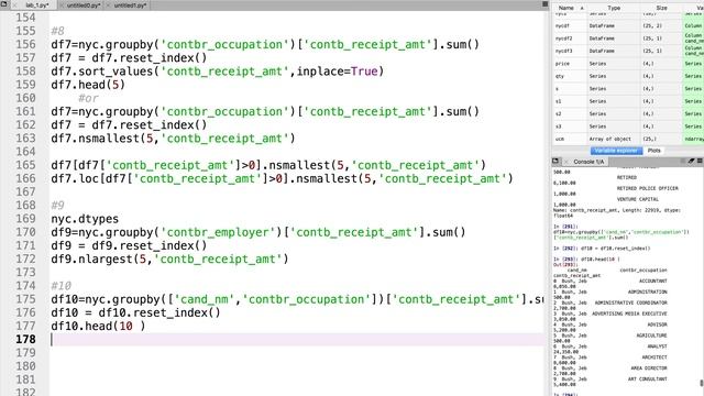 Business Analytics Programming Lab # 1 (Series & Pandas) - Part D смотреть онлайн