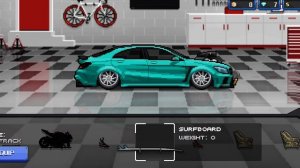 pixel car racer mercedes
