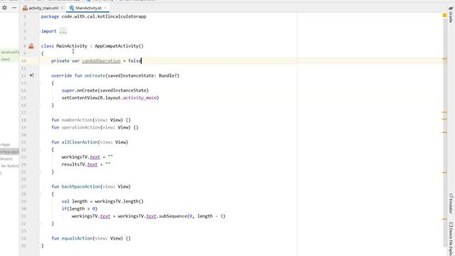 Calculator App Android Studio Kotlin Tutorial смотреть онлайн