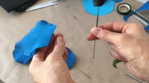 БОЛЬШИЕ ЦВЕТЫ ИЗ ФОАМИРАНА. ДЕЛЬФИНИУМ. Пошаговый мастер-класс\DIY delphinium