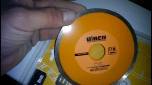 BIBER  Диск алмазный сплошной Стандарт 115мм