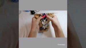 Жаккард, как вязать жаккард спицами, мой первый жаккард, схемы для вязания жаккарда