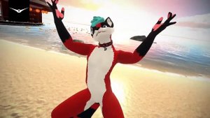 ФУРРИ танец в VRChat. Нарезка танца Эрика под разные треки