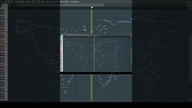 Карта мира, если перевести её в ноты звучит так
