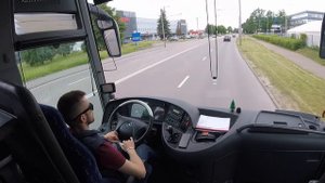 Mercedes Benz Tourismo BUS Coach driving/POV - Bus Routine