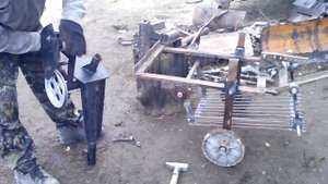 Самодельная грохотная картофелекопалка. Часть 2.