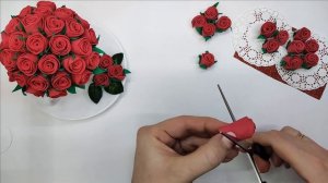 Amazing Trick For Easy Rose Flower Making  ?  EVA Foam Paper Roses @OldisDIY