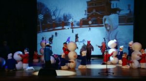 Новогодние танцы. Танец со снежками "Зимние забавы" 2017 год