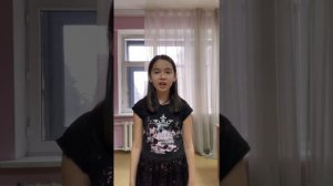 Улитина Ева исполняет песню Л. Марченко - "Колыбельная маме".