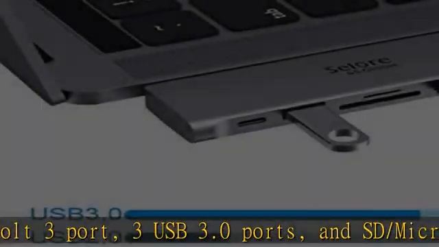 USB C Adapter for MacBook Pro/MacBook Air M1 2020 2019 2018 13" 15" 16", 6 in 1 USB-C Hub MacBook P смотреть онлайн
