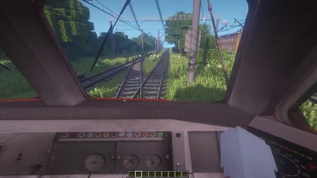 Minecraft { IR } Поездка на ЭР2Р 7013 "Сурибино - Узловая" смотреть онлайн