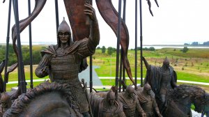 Мемориальный комплекс _ Князь Александр Невский с дружиной (Псковская область, 2021).mp4