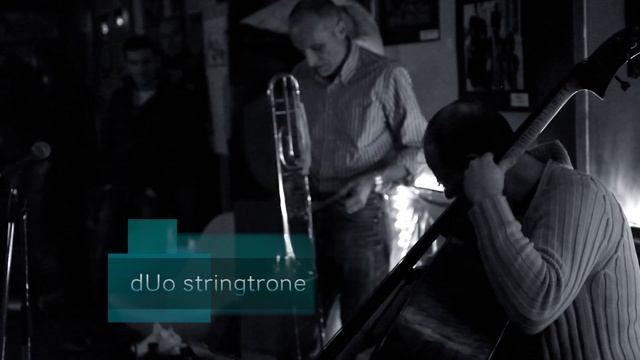 dUo stringtrone at blackat impro #3 ( solo bass ) HD смотреть онлайн