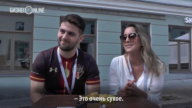 Иностранцы впервые пробуют татарские блюда 2 / Foreigners try Tatar food for the first time 2
