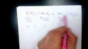 How to Balance Reaction Between Sulfuric Acid and Ammonium Nitrate