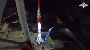 Воздушно-космические силы провели успешный пуск ракеты-носителя «Союз-2» с космодрома Плесецк.mp4