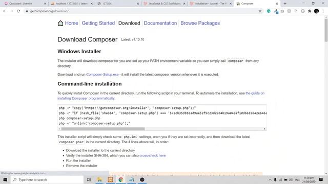 Laravel Livewire Tutorial: Installation (part 1)