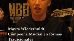 Hapkido Chang Jak (Mayra Wiederholdt Campeona en formas tradicionales)