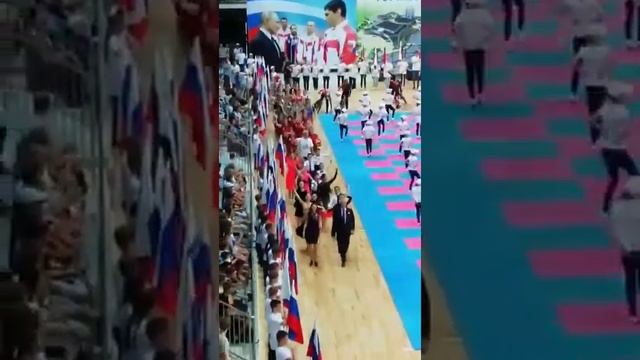 Я на открытии дворца единоборств имени Артёма Осипенко!
