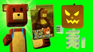Super Bear Adventure Где спрятаны Стикеры ? Смешные стикеры в Супер Беар Адвенчер ? #SuperBear