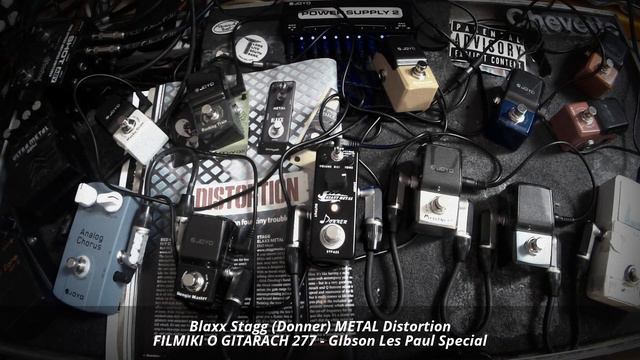 Stagg Blaxx (Donner) METAL Distortion - nowa seria od Stagg tylko na FOG - FILMIKI O GITARACH 277