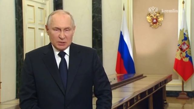 Выступление Президента РФ Владимира Путина по случаю Дня воссоединения новых регионов с РФ 30.09.23